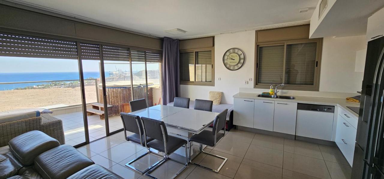 Top-Luxury Exclusive Аpt With Jacuzzi In Front Of The Sea Ελάτ Εξωτερικό φωτογραφία