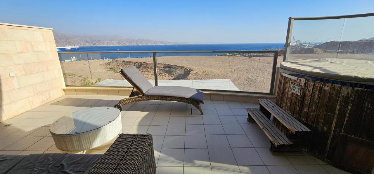 Top-Luxury Exclusive Аpt With Jacuzzi In Front Of The Sea Ελάτ Εξωτερικό φωτογραφία