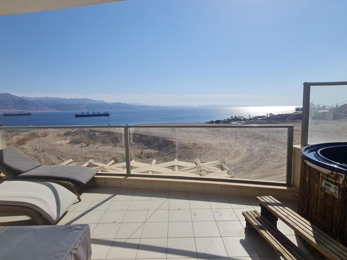 Top-Luxury Exclusive Аpt With Jacuzzi In Front Of The Sea Ελάτ Εξωτερικό φωτογραφία