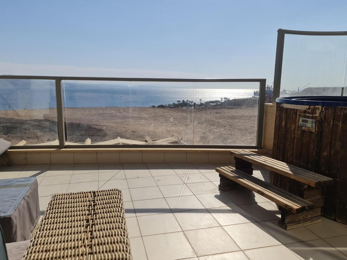 Top-Luxury Exclusive Аpt With Jacuzzi In Front Of The Sea Ελάτ Εξωτερικό φωτογραφία
