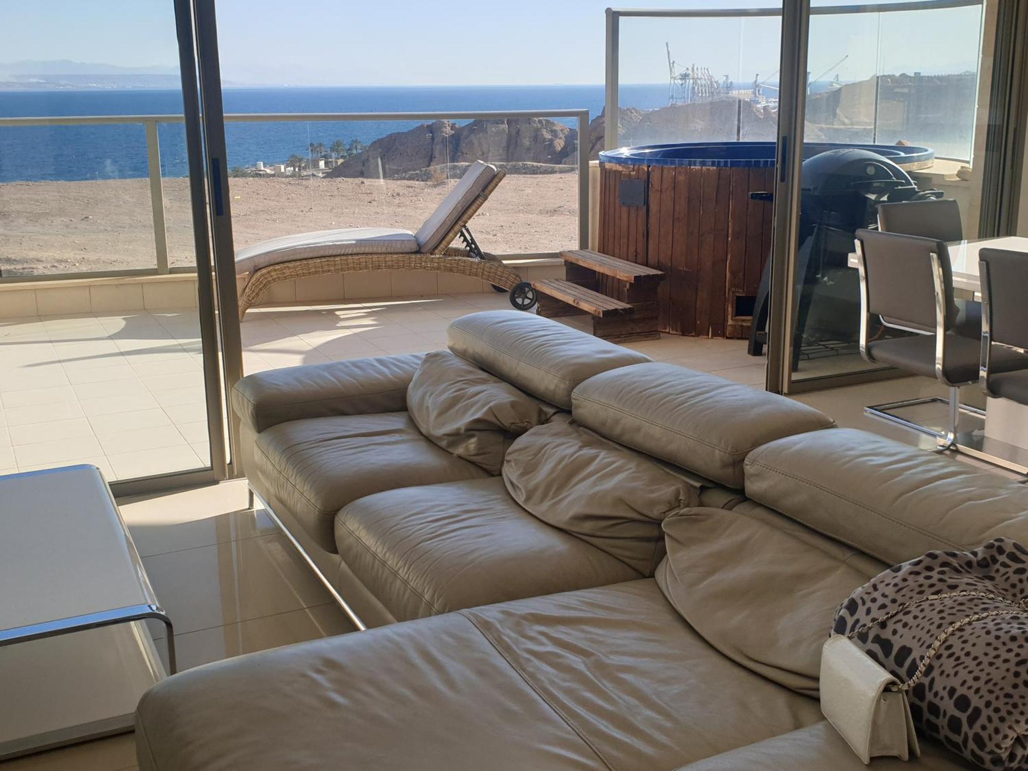 Top-Luxury Exclusive Аpt With Jacuzzi In Front Of The Sea Ελάτ Εξωτερικό φωτογραφία