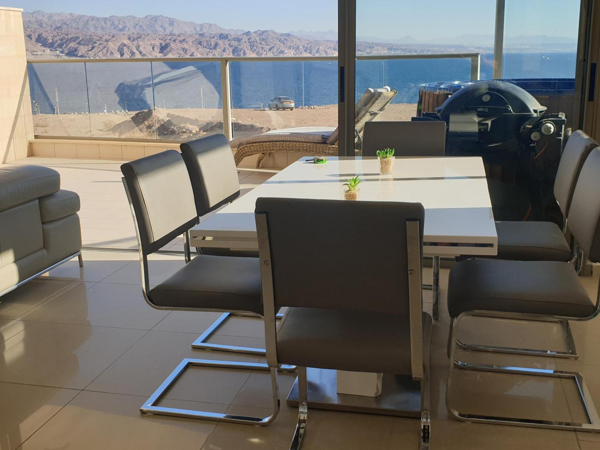 Top-Luxury Exclusive Аpt With Jacuzzi In Front Of The Sea Ελάτ Εξωτερικό φωτογραφία