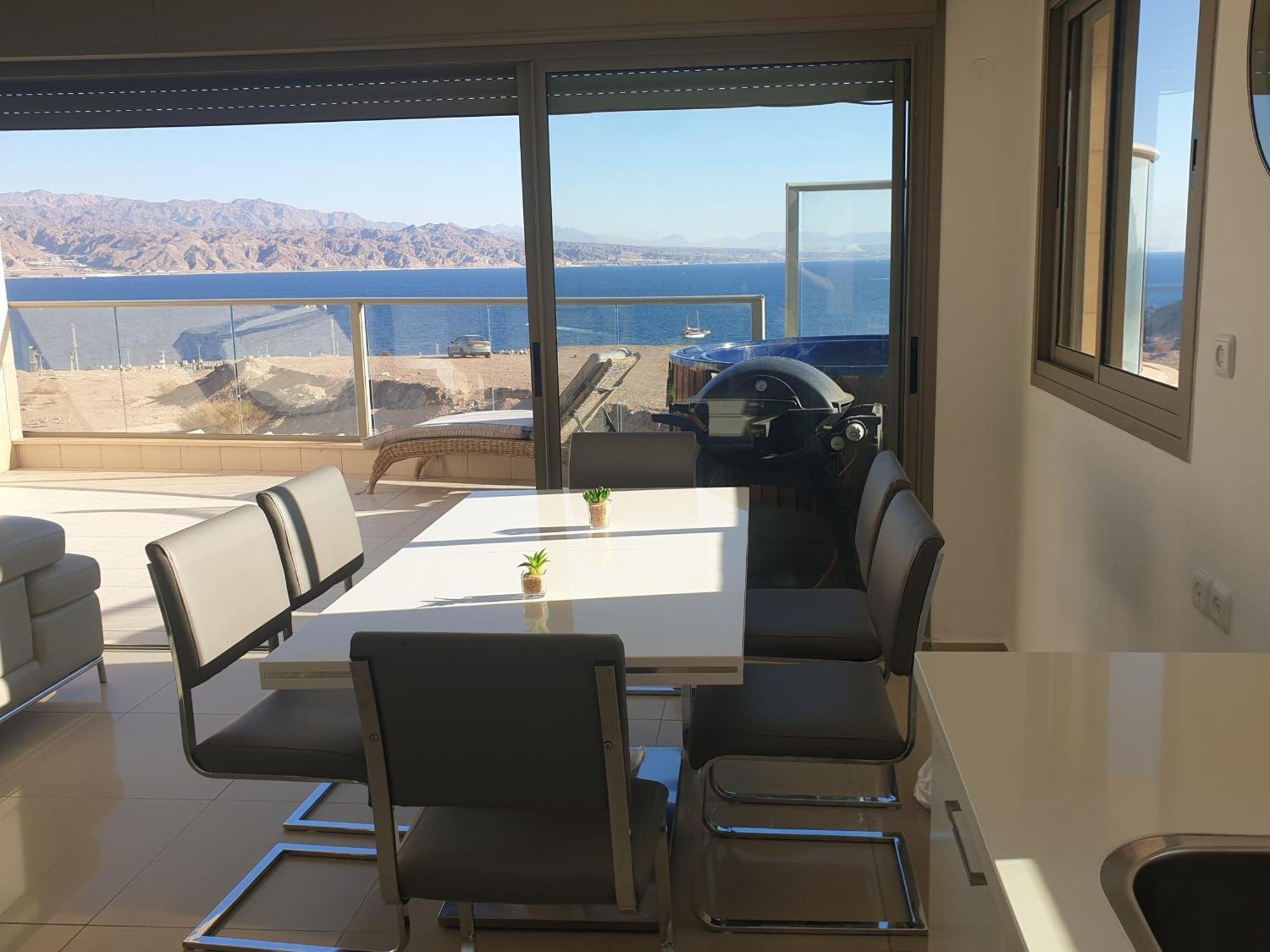 Top-Luxury Exclusive Аpt With Jacuzzi In Front Of The Sea Ελάτ Εξωτερικό φωτογραφία