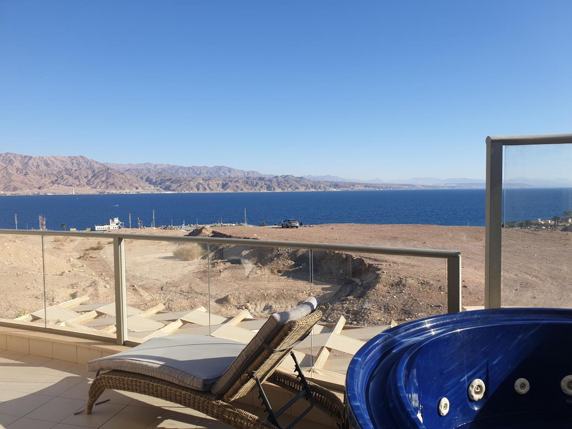 Top-Luxury Exclusive Аpt With Jacuzzi In Front Of The Sea Ελάτ Εξωτερικό φωτογραφία